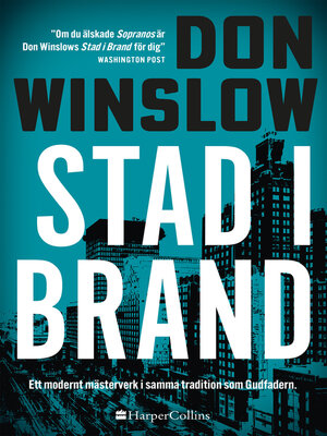 cover image of Stad i brand